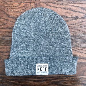 Neff Unisex Beanie - cozy knitted heather grey